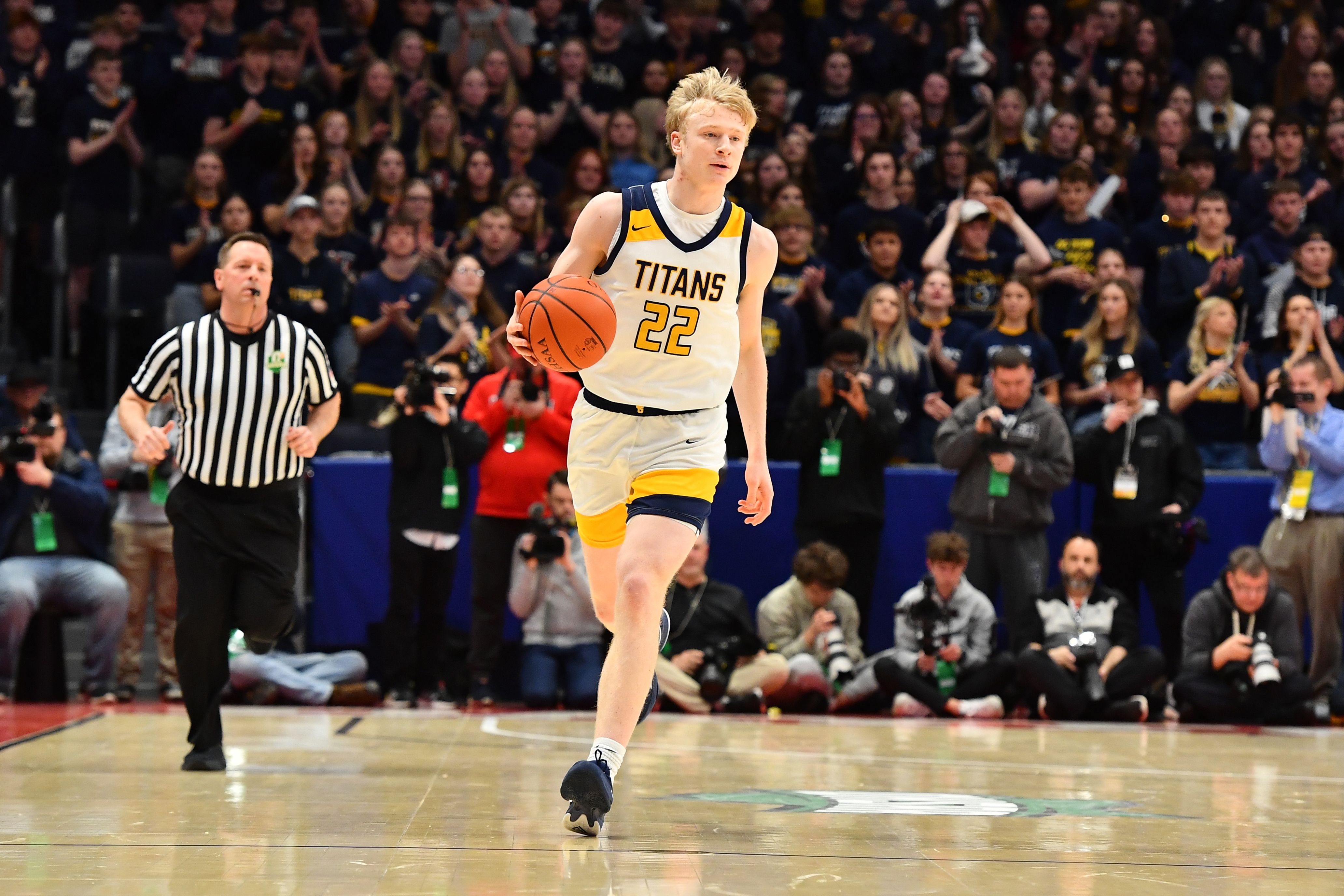 Lutheran East vs Ottawa-Glandorf boys basketball state championship Ben Jackson18